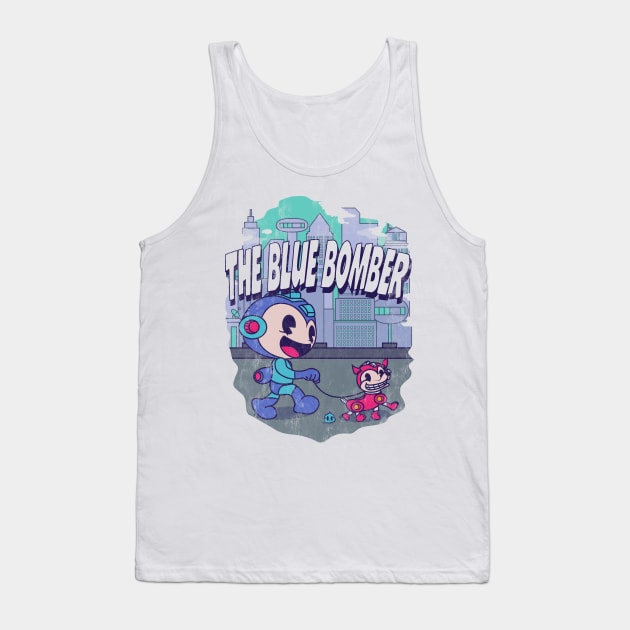 The Blue Bomber Tank Top by Donnie